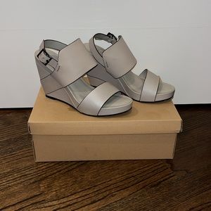 Naked Feet Grey Wedges